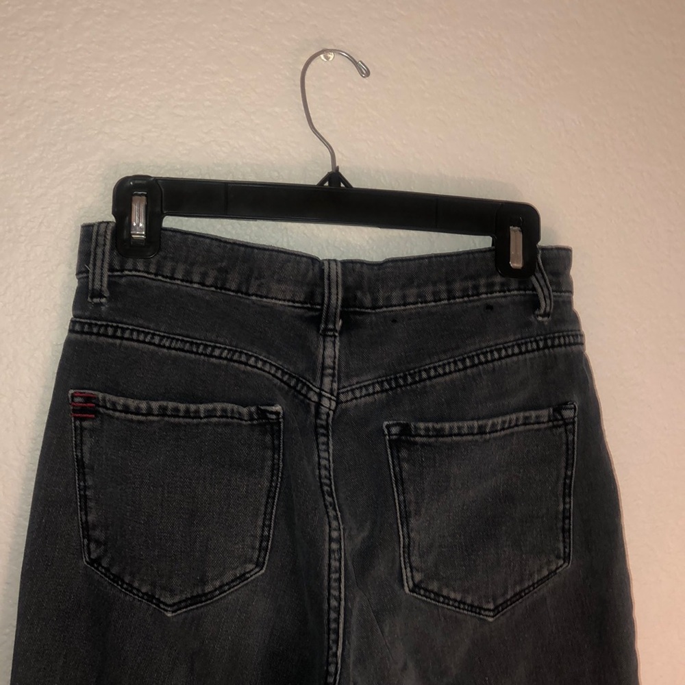 Black high rise mom jeans - Picture 2 of 3